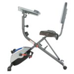 exerpeutic workfit 1000 desk station folding exercise bike with pulse